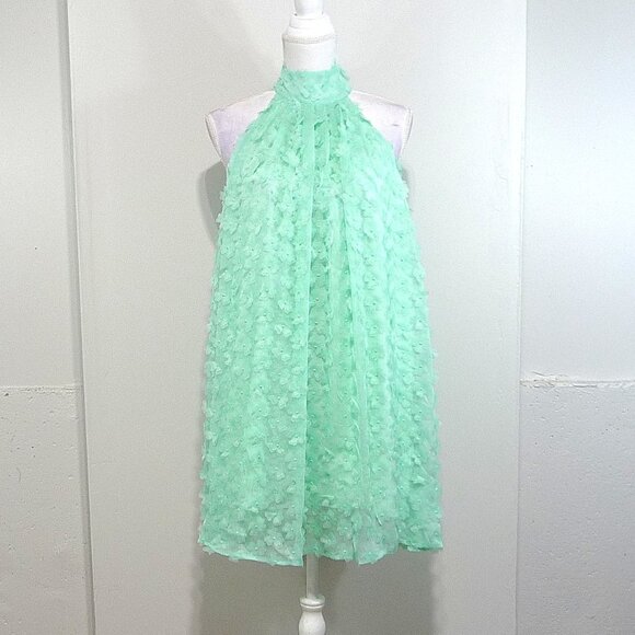 Badgley Mischka Nora 3D Dress Size 6 - Picture 2 of 11